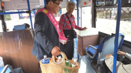 거창군 고제면장, 버스 안내도우미 일일체험