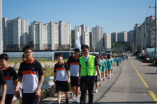 진주동중, 사제동행 걷기 행사 실시