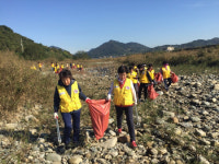 하동 옥종면 가을 행락철 관광지 대청소
