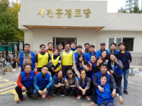 양산 부일봉사회, 상북면 경로당 도배 봉사
