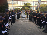 남해초교, 6·25 참전 졸업자 호국영웅 명비 제막식