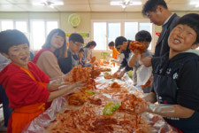 통영 남포초등학교, 김치 담그기 체험학습