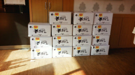 우동완 고성 오곡실농원 대표, 영현면사무소 쌀 기탁