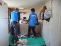 통영시 광도면 120민원기동대, 사랑의 집 고치기 봉사