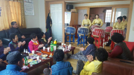 사천시 향촌동주민자치위, 건강·미용관리 봉사