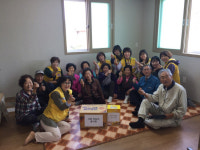 거제시 사등면 적십자봉사회, 마을 경로당 물품 전달