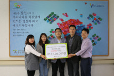 양산 웅상이야기, 웅상문화체육센터 기부금 전달