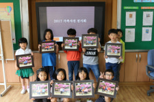 함양 백전초교 마실운동회 가족사진 촬영 전시