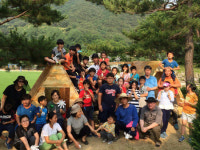 함양 백전초교, 학부모 참여 아지트 만들기 활동