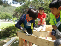 함양 백전초교, 학부모 참여 아지트 만들기 활동