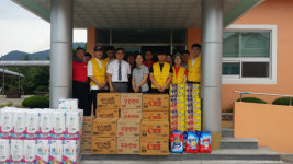 산청휴게소 주유소, 사랑닷컴회원 나눔행사 실시