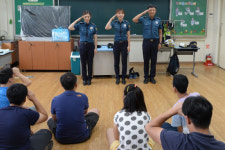 진주署 찾아가는 경찰학교 혜광학교 방문
