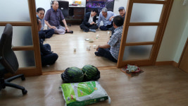 경남중앙신협, 석전동 경로당 위문