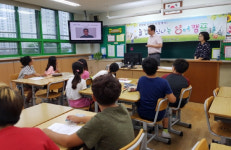 진주 문산초교, 여름방학 영어캠프 실시