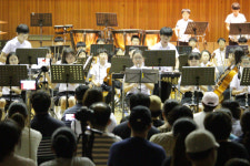 거제 제산초교 오케스트라 여름 음악회 개최