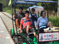 하동군, 소외계층 레일바이크 무료 탑승 행사
