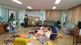 창원 상남동 주민자치위, 경로당 의료봉사