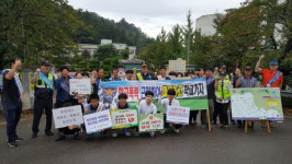 진주署 대곡파출소 학교폭력 예방 캠페인