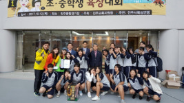 진주 삼현여중, 교육장기 육상 종합우승