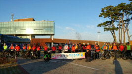 거창군-거창흥사단, 영산강 자전거길 라이딩
