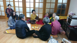 양산시 동면, 동절기 경로당 순회 방문