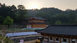 고운 최치원 선생 역사공원 공사 순조