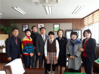 삼천포여중고 연합총동문회 농구부 후원 떡국 행사