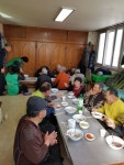 통영 대성암 동지 맞아 경로당에 팥죽 지원