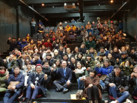 노회찬 정의당 원내대표 진주서 정치콘서트