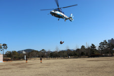 경남119특수구조단 항공구조대, 함안서 인명구조 훈련
