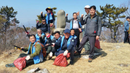 고성군 하이면 등산로 정비활동
