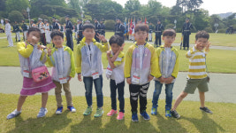 의령 궁류초, 어린이날 대통령과 함께 즐거운 한때