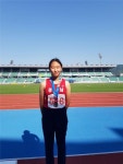 함양여중 박연주, 소체 100m허들 동메달