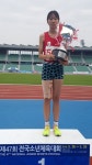 함안 대산중 김서윤, 소년체전 육상 2관왕