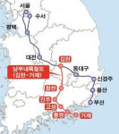 남부내륙철도 서부경남 KTX라면 아하