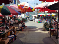 [르포]폭염특보 속 손님 끊긴 시장