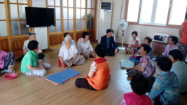 사천 용현면, 무더위 노인 쉼터 점검