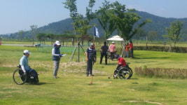 양산시장배 장애인 파크골프대회 성황