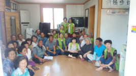 거제 아름다운 동행 봉사단, 경로당 급식봉사