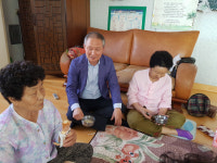 하동 진교면, 경로당 순회 점검