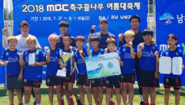 진주 대성FC, 2018 MBC축구꿈나무 여름대축제 우승