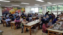 통영시장애인종합복지관, 삼계탕 나눔