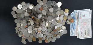 박군자 진주냉면 거제점, 사랑의 동전 기탁