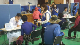 통영고려병원, 사량도 어르신 무료진료 봉사