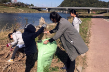 진주 충무공동 소문날마을학교, 영천강 환경정화