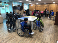 남포초등학교 전교생 장애체험 인식 개선