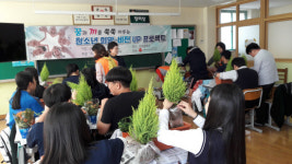 남해 미조면지사보협, 청소년 원예체험