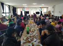 통영 욕지적십자봉사회, 경로당 중식 봉사
