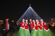 창원시청광장 성탄 트리 점등