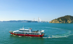 거제 저도 해상관광 유람선 본격 취항